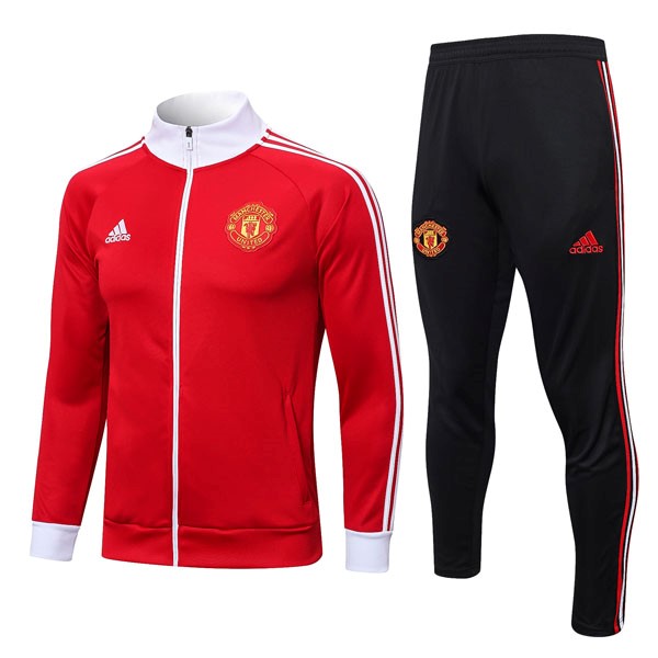 Trainingsanzug Manchester United 2022-23 Rote Schwarz